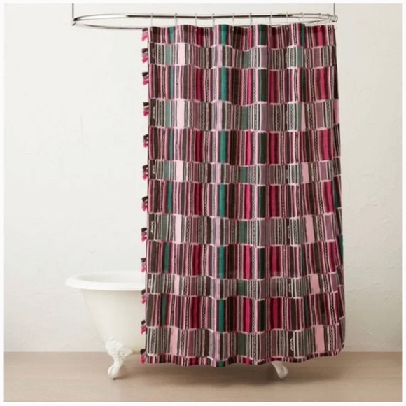 Opalhouse Bath New Opalhouse Jungalow Tassel Trim Shower Curtain